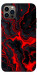 Чехол Black red marble для iPhone 12 Pro