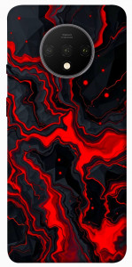 Чехол Black red marble для OnePlus 7T