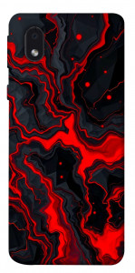 Чехол Black red marble для Samsung Galaxy A01 Core