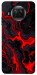 Чехол Black red marble для Xiaomi Mi 10T Lite