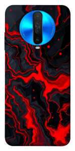 Чехол Black red marble для Xiaomi Redmi K30