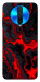 Чехол Black red marble для Xiaomi Redmi K30