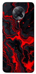 Чехол Black red marble для Xiaomi Redmi K30 Pro