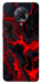 Чехол Black red marble для Xiaomi Redmi K30 Pro