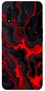 Чехол Black red marble для Oppo A31