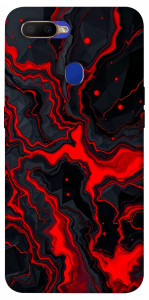 Чехол Black red marble для Oppo A5s
