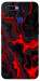 Чехол Black red marble для Oppo A5s