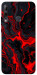 Чехол Black red marble для Huawei P40 Lite E