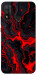 Чехол Black red marble для Huawei P Smart (2020)