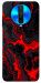 Чехол Black red marble для Xiaomi Poco X2