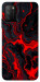 Чехол Black red marble для Xiaomi Poco M3