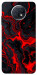 Чохол Black red marble для Xiaomi Redmi Note 9T