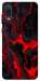 Чехол Black red marble для Galaxy A02