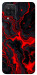 Чохол Black red marble для Galaxy A12
