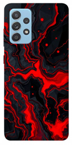 Чехол Black red marble для Samsung Galaxy A52 4G