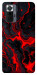 Чехол Black red marble для Xiaomi Redmi Note 10 Pro