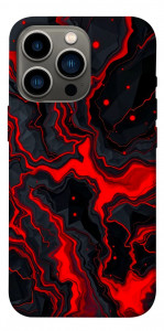 Чехол Black red marble для iPhone 13 Pro