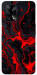 Чехол Black red marble для Oppo A74 4G