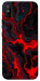 Чехол Black red marble для TECNO Spark 6 Go