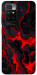 Чехол Black red marble для Xiaomi Redmi 10