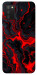 Чехол Black red marble для Galaxy A03s