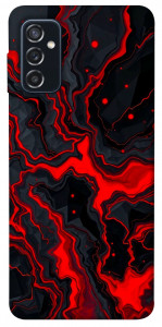 Чехол Black red marble для Galaxy M52