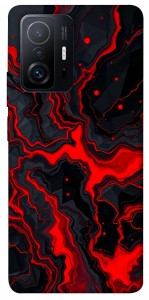 Чохол Black red marble для Xiaomi 11T