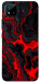 Чехол Black red marble для Realme C11 (2021)