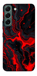 Чехол Black red marble для Galaxy S22