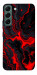 Чехол Black red marble для Galaxy S22
