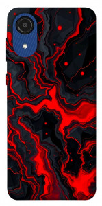 Чехол Black red marble для Galaxy A03 Core