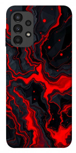 Чехол Black red marble для Galaxy A13 4G