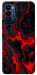 Чехол Black red marble для TECNO Camon 18
