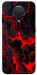 Чехол Black red marble для Nokia G20