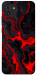 Чехол Black red marble для Galaxy A03