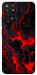 Чехол Black red marble для Xiaomi Redmi Note 11 (Global)