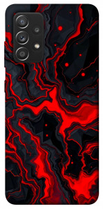 Чехол Black red marble для Galaxy A52s