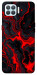 Чехол Black red marble для Oppo F17 Pro