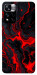 Чехол Black red marble для Xiaomi Redmi Note 11 5G