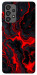 Чехол Black red marble для Galaxy A73 5G