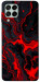 Чохол Black red marble для Galaxy M53