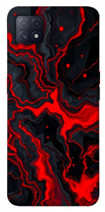 Чохол Black red marble для Oppo A73 5G