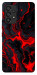 Чохол Black red marble для Galaxy A53