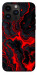 Чехол Black red marble для iPhone 14 Pro Max
