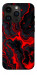 Чохол Black red marble для iPhone 14 Pro