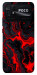 Чохол Black red marble для Xiaomi Poco C40