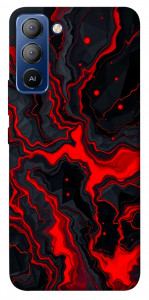 Чохол Black red marble для TECNO Pop 5 LTE