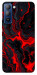 Чохол Black red marble для TECNO Pop 5 LTE