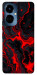 Чохол Black red marble для TECNO Camon 19 Pro (CI8n)