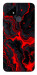 Чохол Black red marble для Realme C21Y